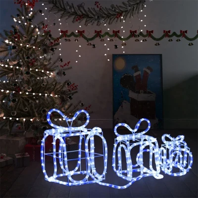 Bild av VidaXl Juldekoration Julklappar Med 180 Led Utomhus/Inomhus