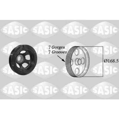 Bild av SASIC 2156073 Poulie Damper MERCEDES BENZ: Classe E Berline, C CLK Coupe