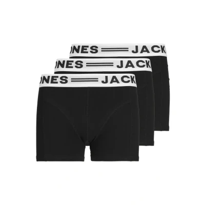 Bild av Jack &amp; Jones Junior Sense Trunks JR 3 PACK Underkläder för barn, Storlek: 140, Black