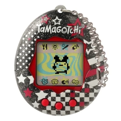 Bild av BANDAI Tamagotchi Virtual husdjur Original Rock Glitter, Flerfärgad 42984 Elektronisk leksak för åldrarna 8 år, återvänd ditt favorit elektroniska med andra mönster