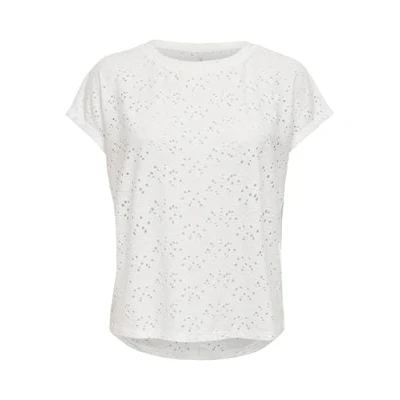 Bild av ONLY Damer ONLSMILLA S/S TOP JRS NOOS 15231005, Vit (Cloud Dancer), XS