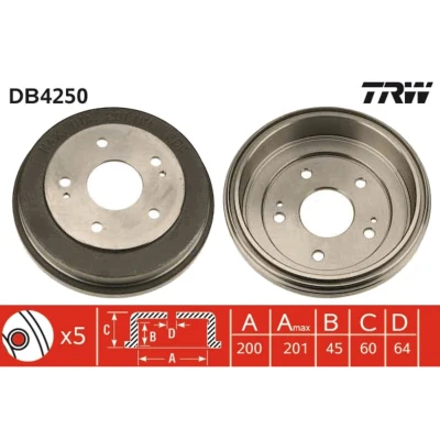 Bild av Bromstrumma TRW DB4250