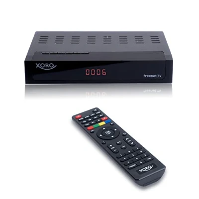 Bild av XORO HRT 8770 Twin DVB C/DVB T2 FullHD Combo, Integrerat Freenet TV dekrypteringssystem, Tuner (två mottagningsdelar), PVR redo, Timeshift