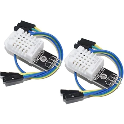 Bild av TECNOIOT 2 st DHT22 digital temperatur fuktighetssensor AM2302 modul med PCB och kabel DHT22/AM2302 för Arduino Raspberry Pi