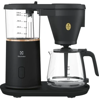 Bild av Electrolux Kaffebryggare Explore 7 E7CM1 2GB, Upplev Smaken av riktigt bra bryggkaffe, Automatisk pour over teknologi, Kaffemaskin som brygger aromrikt kaffe, 6 min bryggtid, 1600 W, Granite Black
