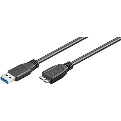 Bild av Goobay 95734 USB 3.0 Super Speed kabel, 0,5 m svart
