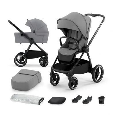 Bild av Kinderkraft NEA 2 in 1 Duovagn, Platinum Grey
