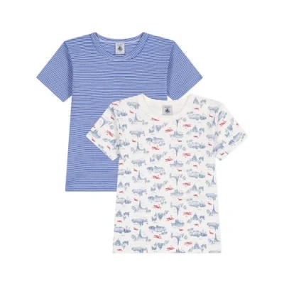 Bild av Petit Bateau KIDS 2 PACK Undertröja perse/marshmallow/multicoloured för barn, Storlek: 95, Perse/marshmallow/multi coloured