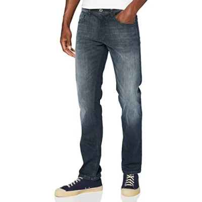 Bild av camel active herr Regular fit jeans byxor Houston, Svart/blå 86, 42W / 32L