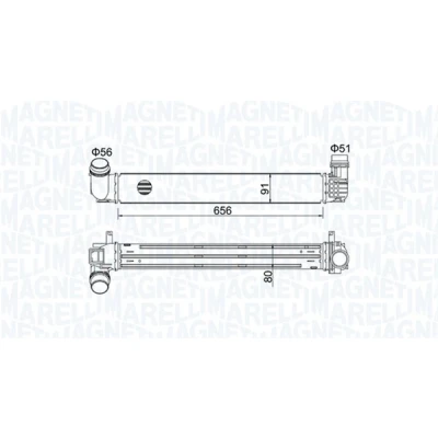 Bild av MAGNETI MARELLI 351319204730 Intercooler RENAULT: GRAND SCENIC 3, MEGANE 3 Coupe