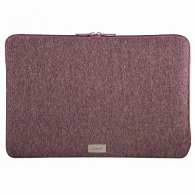 Bild av Hama Laptopväska för bärbara datorer 13,3 tum 34 cm (tunn laptopväska, 13 3 tum, laptopfodral, vadderad, tillverkad av jersey, skydd PC, Notebook, MacBook Air/Pro, iPad, Microsoft Surface), röd