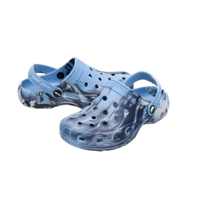 Bild av 2SHOE Träskor och mules barn flickor, unisex skor, halkfria barnsandaler, klassiska tofflor storlek 2136, Blå, 27/28 EU