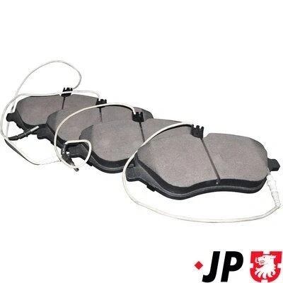 Bild av JP GROUP 4163601410 Jeu de plaquettes frein Essieu avant contact signal d&#039;usure inclus PEUGEOT: 407 SW, Berline, 607 CITROËN: C5 3