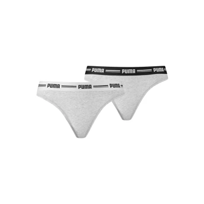 Bild av PUMA Brasiliansk bomull modal pack hipster trosor (2 pack, GRÅ, S