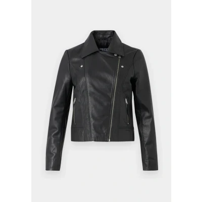 Bild av Pieces Pcsusse Jacket Skinnjacka, Storlek: Small, Black