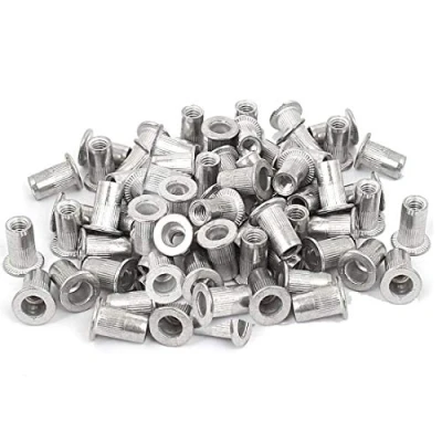 Bild av Veda 50 st M4 gängad aluminium nitar mutter insats nötter 4 mm