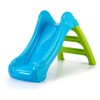 Bild av FEBER Första slide, färgglad liten storlek 2 i 1 rutschkana för barn med slangöppning vattenrutschkana, pojkar och flickor från år, berömd (FEB04000)