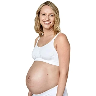 Bild av Medela Keep Cool BH Sömlös graviditets och amningsbh med 2 andningszoner av mjukt beröringsmaterial för bekvämt grepp