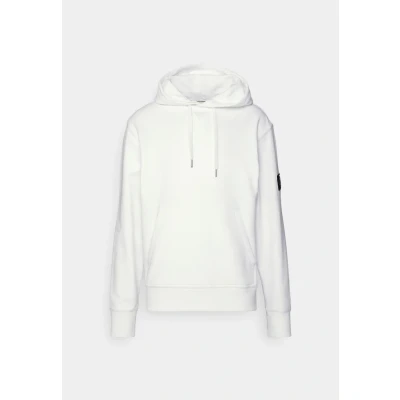 Bild av Calvin Klein Jeans Badge Hoodie Sweatshirt, Storlek: XXS, Bright white
