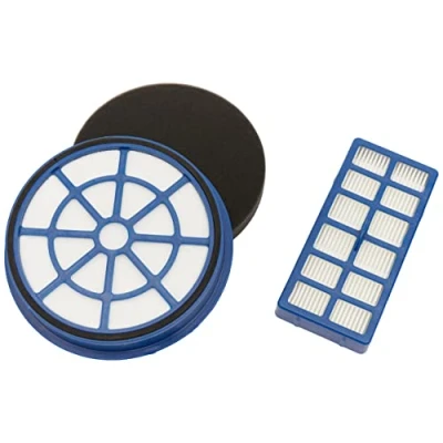 Bild av Hoover U81 förmotor och utloppsfilter kit, extra filtrering, original, Pure EPA, kompatibel med briscylinder dammsugare, svart