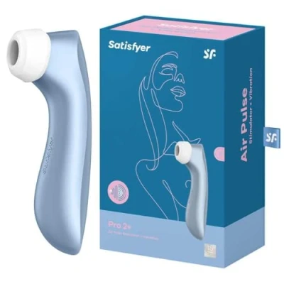 Bild av Satisfyer: Satisfyer Pro 2+, Air Pulse Stimulator + Vibration, blå