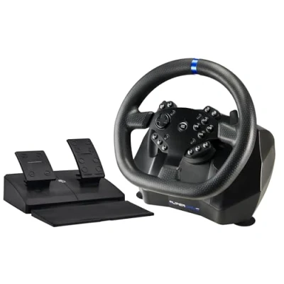 Bild av Superdrive Racerratt/ratt/SV950 med pedaler och växelvippor Xbox serie X/S, PS4, One, PC (programmerbar för alla spel)