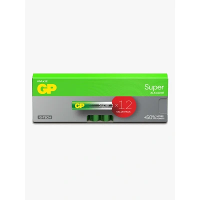 Bild av GP Super Alkaline G TECH AAA/LR03 Batterier 12 Pack