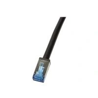 Bild av LogiLink Professional Patch kabel RJ 45 (hane) till 50 cm SFTP CAT 6a halogenfri, utomhus svart