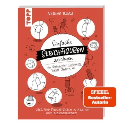 Bild av Einfache Strichfiguren zeichnen: Für Sketchnotes, Flipcharts, Bullet Journal etc.