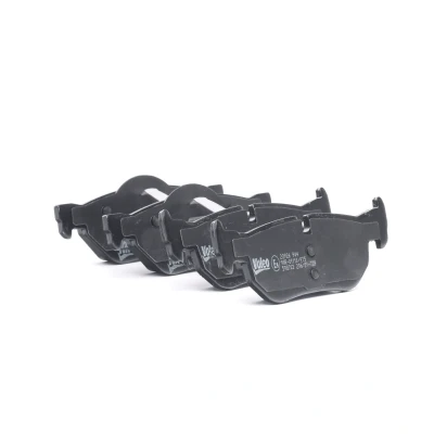 Bild av VALEO 598703 Jeu de plaquettes frein Essieu arrière contact signal d&#039;usure exclu avec tôle anti bruit BMW: 3 Berline, 1 5 portes, portes