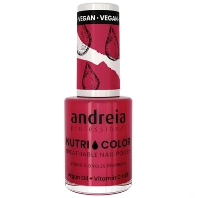 Bild av Andreia Professional NutriColor Vegansk nagellack som andas färg NC22 rosa körsbär 10.5 ml