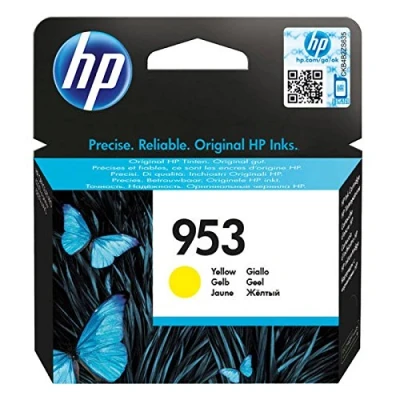 Bild av HP 953 gul original skrivarpatron för Officejet Pro 8210, 8710, 8720, 8730, 8740, standard