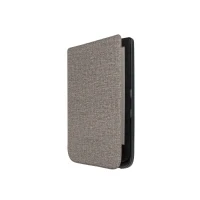 Bild av PocketBook Shell series Vikbart fodral för eBook läsare plast, polyuretan, mikrofiber grå 6 Basic Lux 2, Touch 4