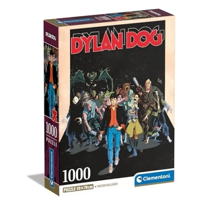 Bild av Clementoni Pussel Story Maps Dylan Dog 1000 Bitar För Vuxnas 14 99 år, 39818