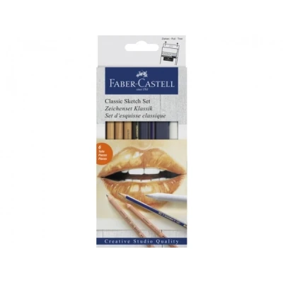 Bild av Faber Castell Sketch sets Classic 6/fp