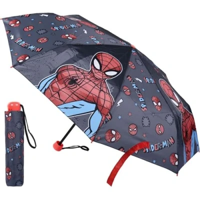 Bild av Marvel paraply för barn med Avengers och Spiderman barnparaply vindtätt superhjältemotiv ergonomiskt handtag, Avengers, Standard