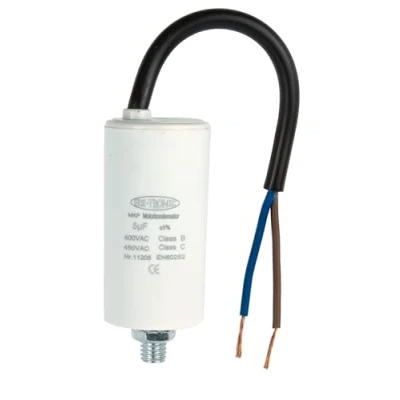 Bild av Kondensator, startkondensator, motorkondensator, arbetskondensator, kabel 5 µF 450 V