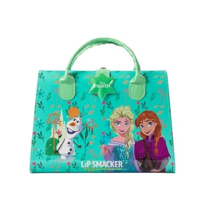 Bild av Lip Smacker Frozen Weekender Case, All in One Hard Tote Bag Beauty Essentials Including Make up and Accessories for Face, Lips, Eyes Hair, 20+ Pieces your Kids&#039; Princess Look