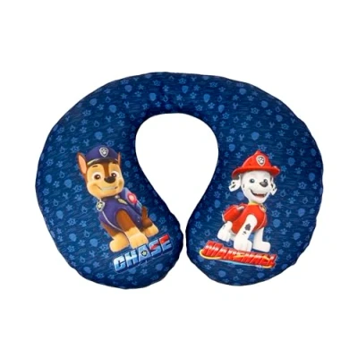 Bild av PAW Patrol nackkudde för barn med chase och Marshall karaktärer. Perfekt resor. Särskilt bekväm tvättbar.