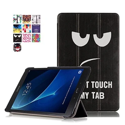 Bild av KATUMO Kodral Kompatibel med Samsung Galaxy Tab A 10.1 2016 Folio Fodral Stativfodral för SM T580/T585 Bokomslag