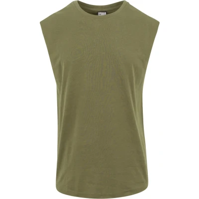 Bild av Urban Classics OPEN EDGE Sleeveless Linne, Storlek: Small, Olive