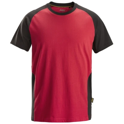 Bild av T SHIRT TVÅFÄRGAD RÖD/SVART STL L Beijerbygg Byggmaterial