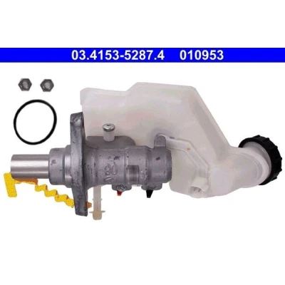 Bild av ATE 03.4153 5287.4 Maître Cylindre 2 23,8 avec filtre déshydratant pour liquide de freins 1x M10x1 FORD: Fiesta 5, Mk5 Berline, Fusion Break
