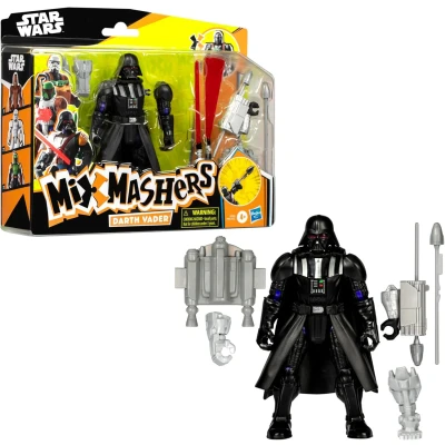 Bild av MixMashers Star Wars™ Darth Vader Custom Mix And Match Deluxe actionfigur och tillbehör