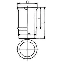 Bild av Cylinderhylsa KOLBENSCHMIDT 89584110