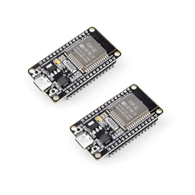 Bild av ELEGOO 2 st ESP WROOM 32 USB C utvecklingskort, dubbla kärnor Wi Fi mikrokontroller + 2,4 GHz Dual Mode Bluetooth för Arduino IDE, kompatibel med Ap/STA/Ap+STA