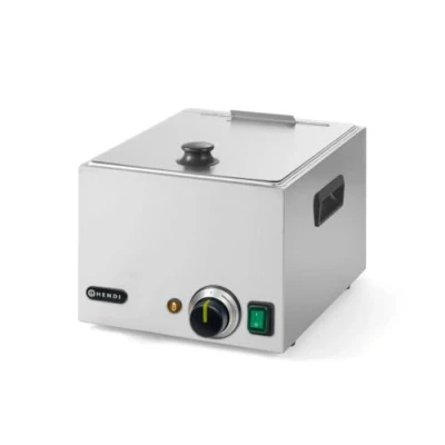 Bild av HENDI Borstvärmare, Elektrisk, Bockwurstvärmare Kastkok, Innehåll 10 L, Justerbar Upp Till 85 C, Praktiska Handtag, 230 V, 1 000 W, 330 X 280 (H) 250 Mm, Rostfritt Stål, Silver