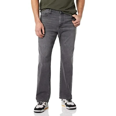 Bild av Amazon Essentials Herr Straight Fit Bootcut Jean, tvättad grå, 28 W x 32 L