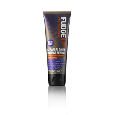 Bild av Fudge Clean Blonde Damage Rewind Violet Toning Shampoo 50 ml