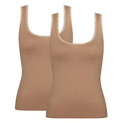 Bild av Sloggi GO TANK TOP 2 PACK Undertröja, Storlek: 65A C. 70A/B, Nostalgic brown